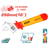 TOTAL Insulated adjustable wrench (THIADW101)