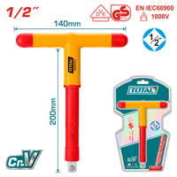 TOTAL 1/2" Insulated T-handle wrench (THITH121)