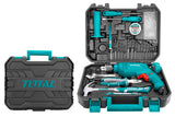 TOTAL THKTHP1112-111Pcs Tools Set 550W Impact Drill 13mm