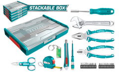 TOTAL 29 Pcs Household Tools Set (THKTV02H291) – Perfect for Maintenance & Repairs