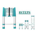 TOTAL Telescopic Ladder 8steps