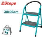 سلم TOTAL STEEL 2 درجات THLAD09021 – متين 150 كجم