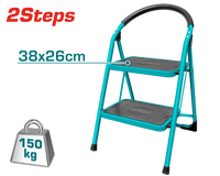سلم TOTAL STEEL 2 درجات THLAD09021 – متين 150 كجم