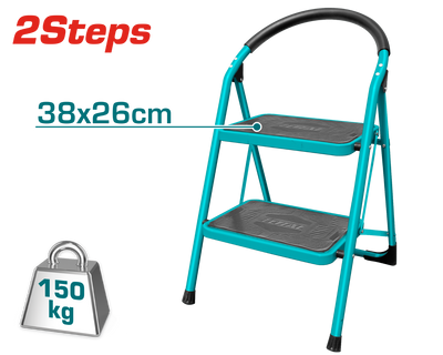 سلم TOTAL STEEL 2 درجات THLAD09021 – متين 150 كجم