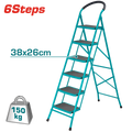 TOTAL Steel Ladder 6Steps (THLAD09061)