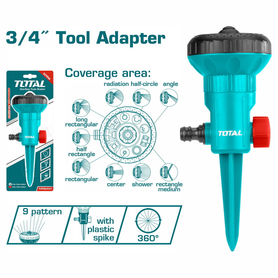 Total Plastic Sprayer 9 Patterns (THPS62031) Total Plastic Sprayer 9 Patterns (THPS62031)