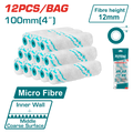 TOTAL Roller cover micro fibre 4"/inner wall (THRC560412)
