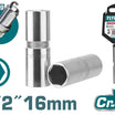 Total 1/2" Spark Plug Socket 16mm (THSPS12166)