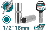 Total 1/2" Spark Plug Socket 16mm (THSPS12166)
