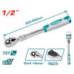TOTAL 1/2″ Extendable Ratchet Wrench | THT106128L