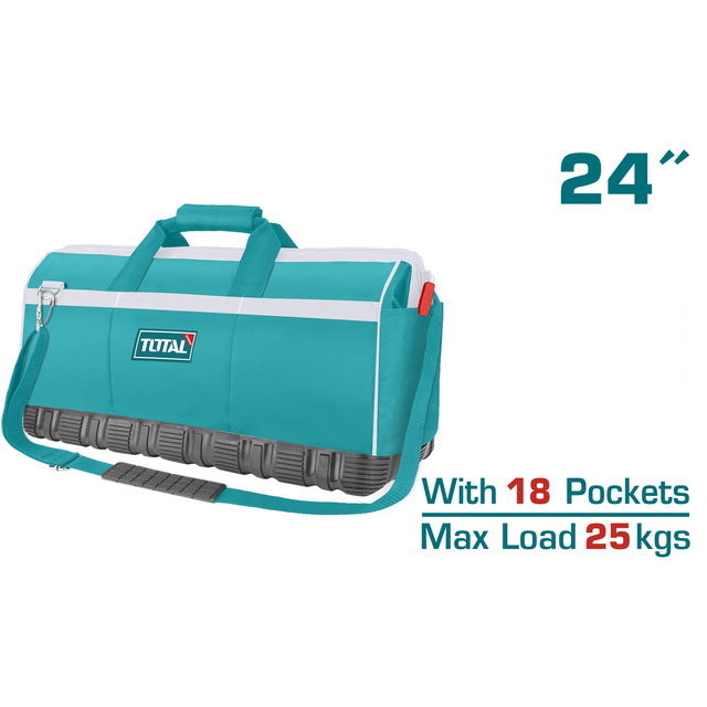 TOTAL 24" Tool Bag – Max Load 25kg