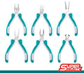 TOTAL 6PCs Mini Pliers Set 115mm - 4.5" (THT1K0511)