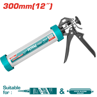TOTAL Aluminum caulking gun 300mm (THT20112)