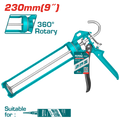 TOTAL Caulking gun 9" With rotary function (THT21509)