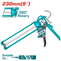 TOTAL Caulking gun 9" With rotary function (THT21509)
