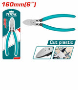 TOTAL Plastic Cutting Pliers 160mm - 6" (THT230612)