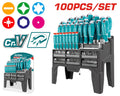TOTAL 100 pcs Screwdriver Set (THT2506100)