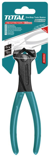 TOTAL End Cutting Pliers 7" - 180mm (THT260702)