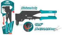 TOTAL 360°Swivel head-hand Riveter فرد تباشيم متحرك 360 درجة - صناعي