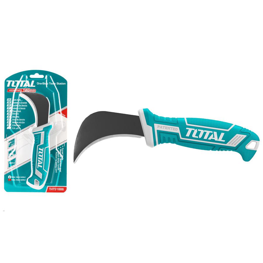 Total Agricultural Knife with Curved Coupler (THT51886) – Ideal for Gardening Total Agricultural Knife with Curved Coupler (THT51886) – Ideal for Gardening