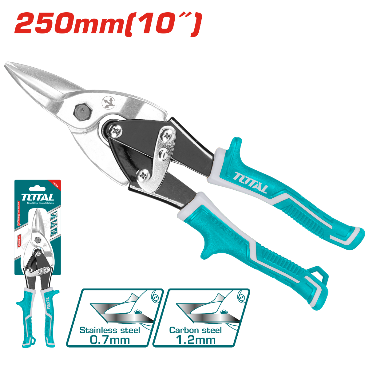 TOTAL 10″ Aviation Snip Straight (THT522106) TOTAL 10″ Aviation Snip Straight (THT522106)