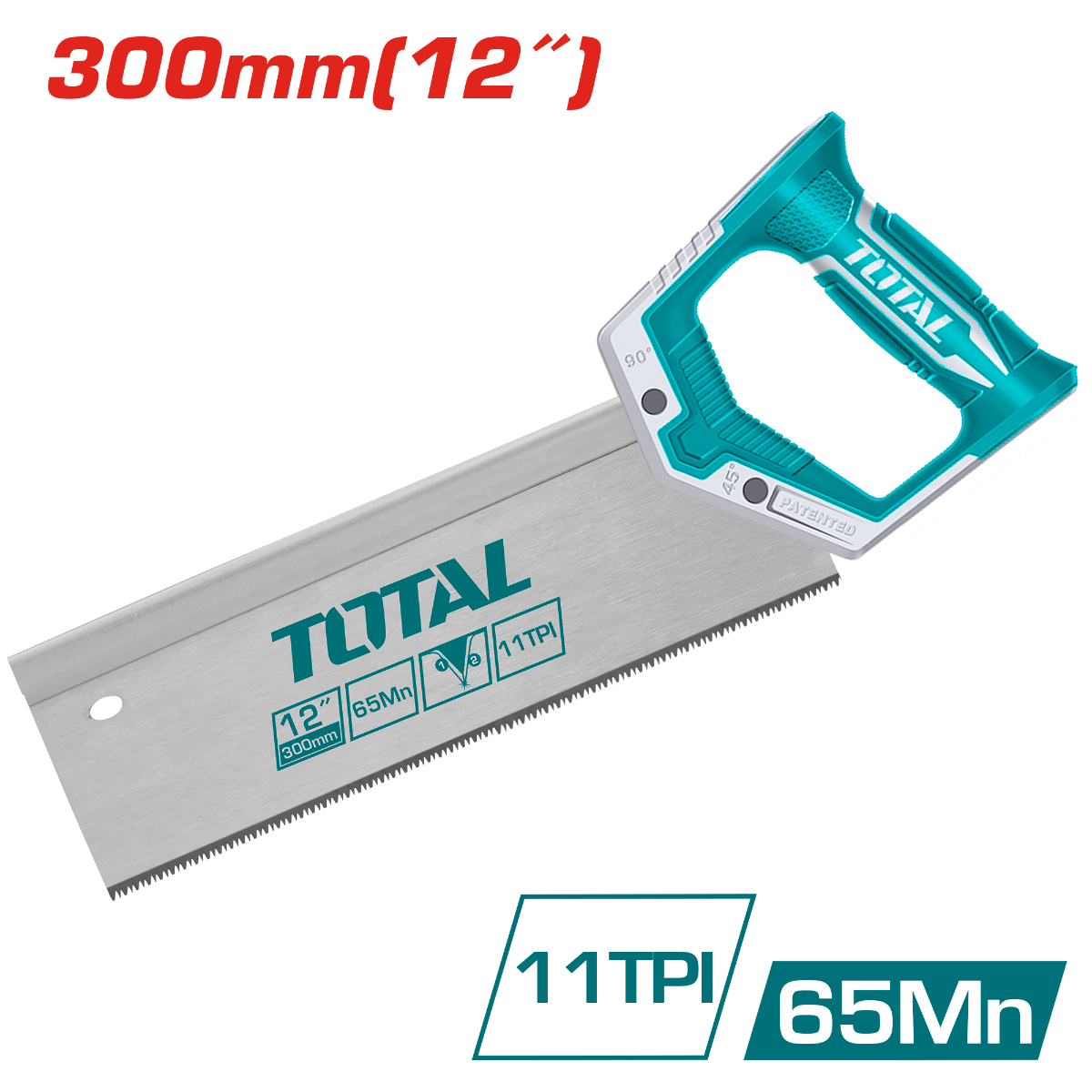 TOTAL Back saw 12'' (THT59126B)