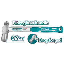 TOTAL 900g Ball Peen Hammer (THT74326) TOTAL 900g Ball Peen Hammer (THT74326)
