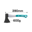 TOTAL 600g Axe with Fiber Handle – Durable & Powerful