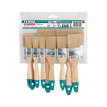 TOTAL 9PCs Paint Brush Set with Wooden Handle  (THT8414091)