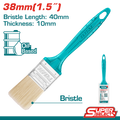 TOTAL Paint Brush with Plastic Handle 38mm - 1.5" (THT845156)
