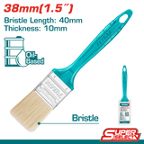 TOTAL Paint Brush with Plastic Handle 38mm - 1.5" (THT845156)