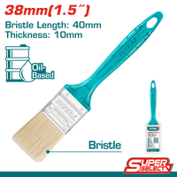 TOTAL Paint Brush with Plastic Handle 38mm - 1.5" (THT845156)