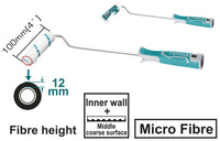 TOTAL Mini Cylinder Brush for Inner Walls 100mm - 4" (THT8541D)