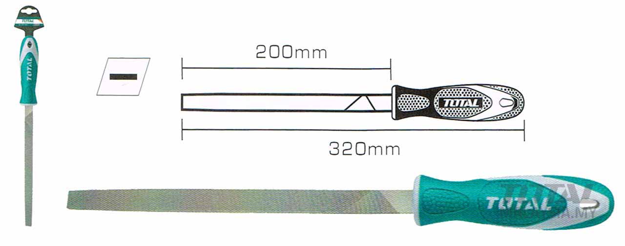 Total Flat Steel File INDUSTRIAL (THT91186)