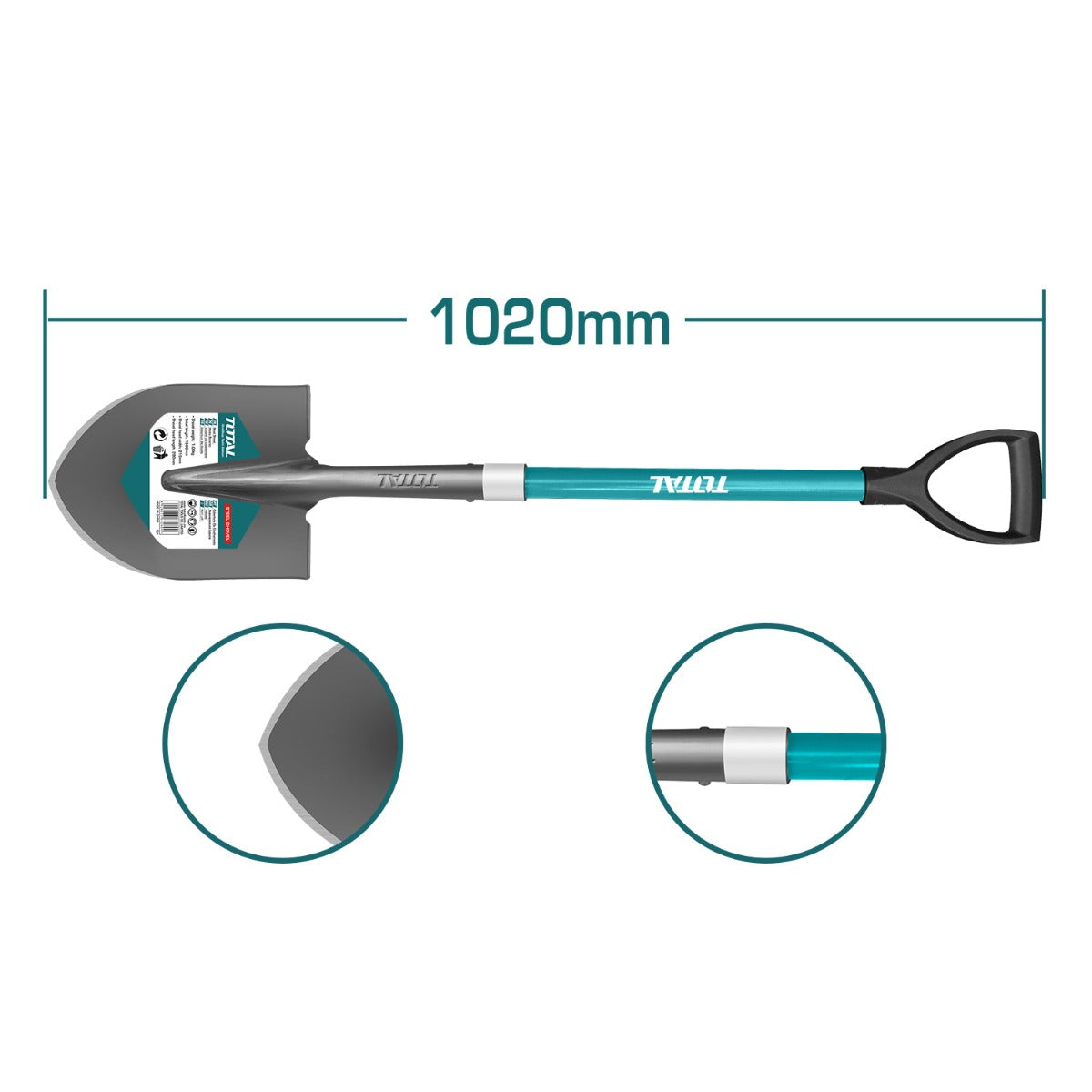 Total Triangle Shovel with 1 Meter Fiber Stick (THTH12102)