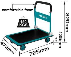 TOTAL Foldable platform hand truck 150KG  (THTHP11502)
