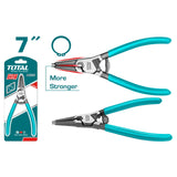 TOTAL Straight Head Circlip Pliers 180mm - 7" (THTJ21801)