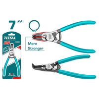 TOTAL Bent Head Circlip Plier 180mm - 7" (THTJ21802)