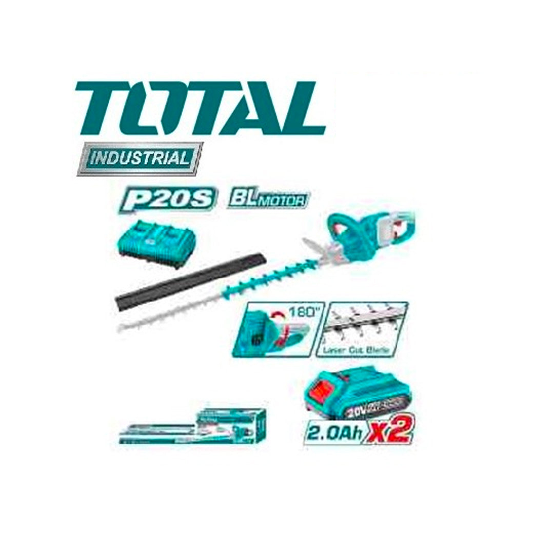Total 40V Cordless Hedge Trimmer – Powerful & Precise Cutting Total 40V Cordless Hedge Trimmer – Powerful & Precise Cutting