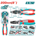 TOTAL 8-in-1 Multi-function combination pliers (THTMF186)