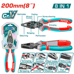 TOTAL 8-in-1 Multi-function combination pliers (THTMF186)