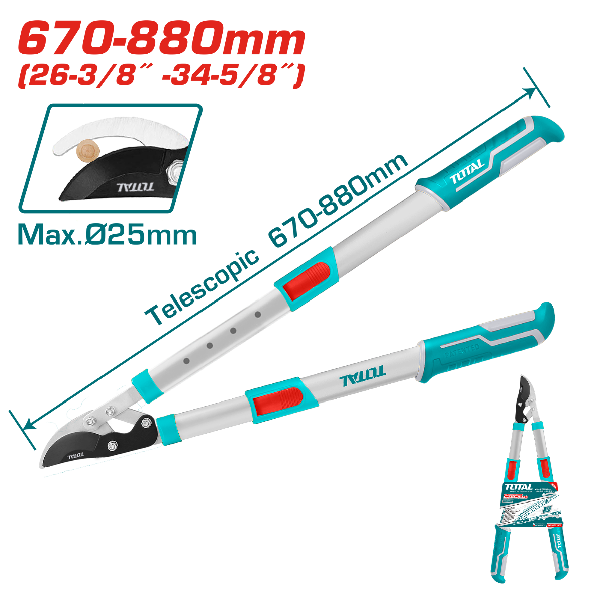 Total Telescopic Pole Branch Pruner – Effortless & Precise Trimming