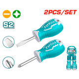TOTAL screwdriver set 2 Pcs (THTS20206)