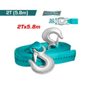 TOTAL Tow strap with steel hooks (THTTS0206)