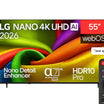 LG NANO 4K UHD AI NU84 Smart TV 55" (2026)