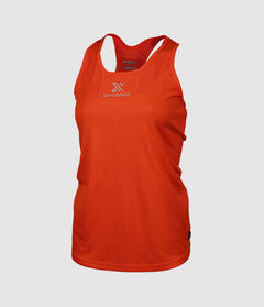 TIEBREAK Tank Top Woman – Flame Orange, Lightweight & Stylish