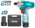 TOTAL Lithium-Ion cordless impact driver 12 V