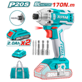 TOTAL 20V Brushless Cordless Impact Driver - Multi-Purpose