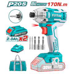 TOTAL 20V Brushless Cordless Impact Driver - Multi-Purpose