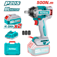 TOTAL Lithium-Ion impact wrench 500N.m (TIWLI2050)
